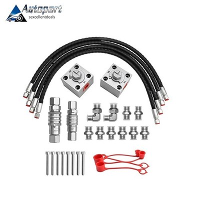 For 1-2 ton Mini Excavator w/ Quick Connects 2 Three Way Diverter Valves New