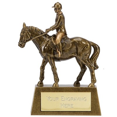 PERSONALISIERTER REITERPOKAL - REITPREIS - KOSTENLOSE GRAVUR - 110mm