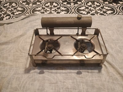 VTG Original Punker Military Double Alcohol Burner Stove Outdoors Camping  Sweden