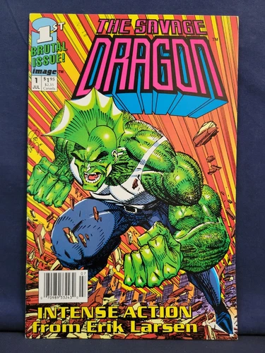 Savage Dragon #1 Image 1992 Super Rare Newsstand Variant UNREAD UNCIRCULATED 9.6