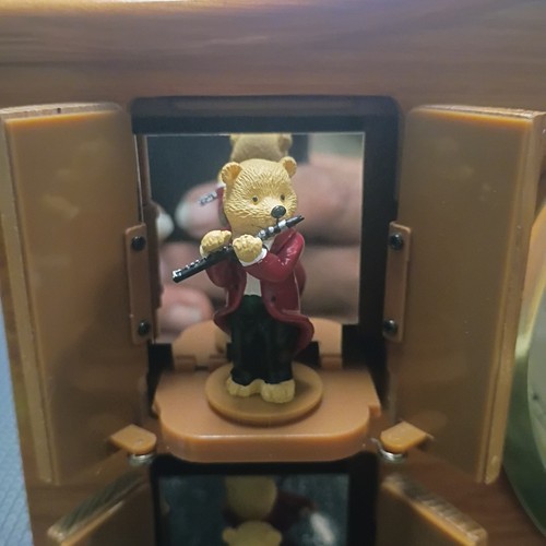 MR CHRISTMAS GOLD LABEL SYMPHONY SURPRISE BAND OF BEARS MUSICAL ACTION CLOCK - Bild 3 von 14