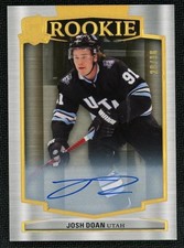 2024 Upper Deck The Cup 104 Josh Doan Gold Spectrum Auto Gold Rookie Utah