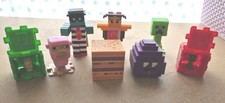McDonald&rsquo;s Minecraft Movie Happy Meal Toys Various figures. Grimace. Hamburger.