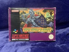 SUPER GHOULS AND GHOSTS SNES AVERAGE CONDITION SUPER NINTENDO