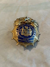 Vintage Obsolete City of New  York NY NYPD  Badge Dept of Inspectional Services