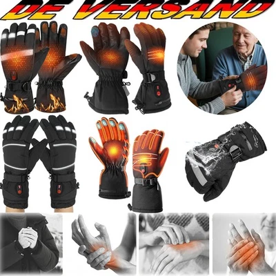 MARKENLOS Akku Beheizte Handschuhe für Motorrad Fahrrad Ski Outdoor Winter Thermo Wärmend