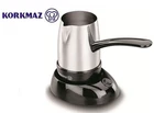 KORKMAZ ELECTRICAL TURKISH GREEK COFFEE MAKER POT KETTLE STAINLESS CHEAPEST