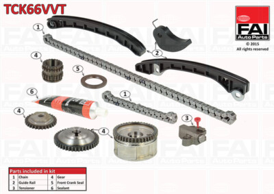 FAI AutoParts TCK66VVT Timing Chain Kit for NISSAN