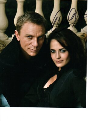EVA GREEN JAMES BOND AUTHENTISCHES AUTOGRAMM SIGNIERT VESPER LYND IM CASINO ROYALE COA