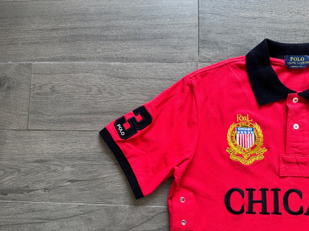 Polo Ralph Lauren Chicago USA #3 Polo Shirt Big Pony Chief Keef