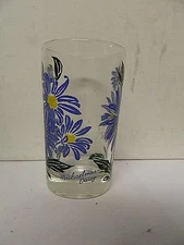 Boscul Peanut Butter Juice Glass Michaelmas Daisy   3 3/4 " 