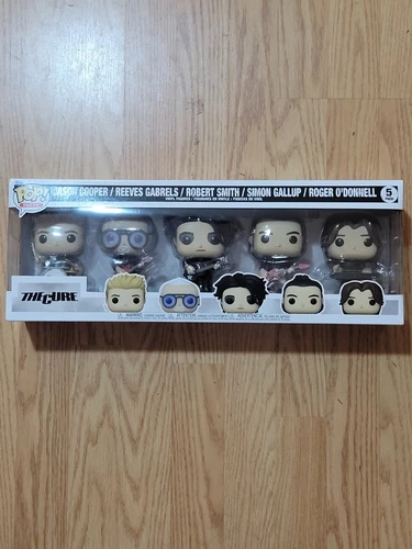 Funko Pop Rocks The Cure 5 Pack Robert Smith Simon Gallup Reeves Gabrels 