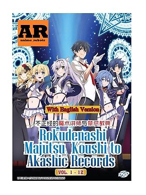 English dubbed of Rokudenashi Majutsu Koushi(1-12End) Anime DVD Eng sub  Region 0