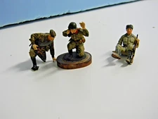 3 pro painted  WW11 1/35th Russians for Diorama  (Dec. Listing)