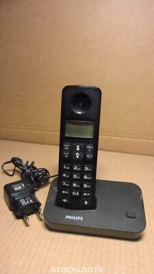 Philips D200 - telephone Wireless DECT, Desk, Black INCL BASE STATION + PSU