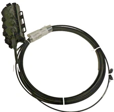 Commscope DLX Mini-MST 6 Fiber Toneable, 6 Port, 50 ft. Pigtail MST-06XX00-B0050