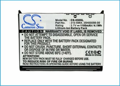1100mAh Battery For DELL Axim X50,Axim X50V,Axim X51,Axim X51V , P/N:310-5965