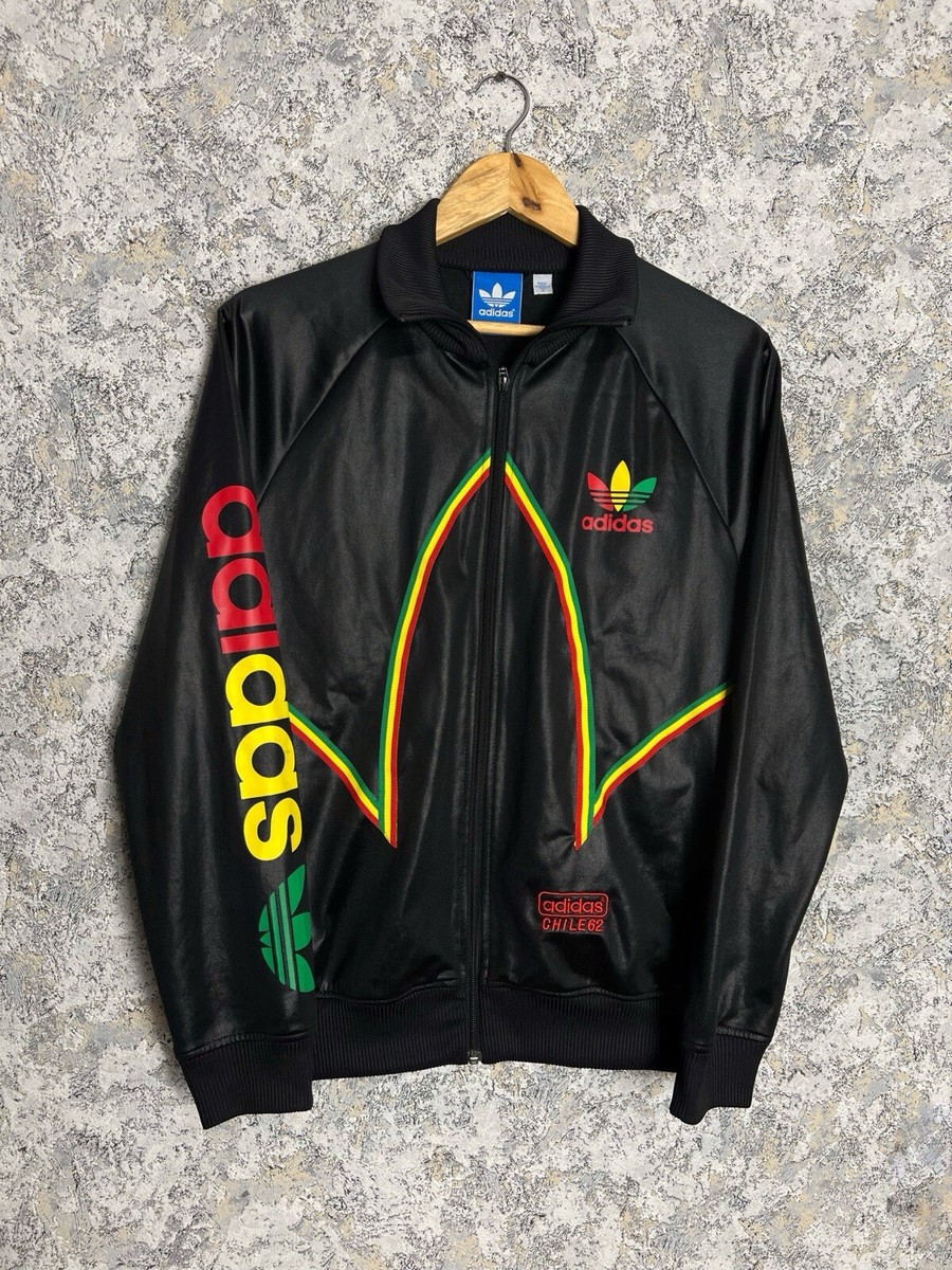 Adidas Chile 62 Jacket Jacket Vintage Jamaica Reggae Rasta Adidas Chile 62 Jacket Jacket Vintage Jamaica Reggae Rasta