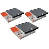 3X Mahle / Knecht Filter Innenraumluft Pollenfilter Innenraumfilter LAK 107