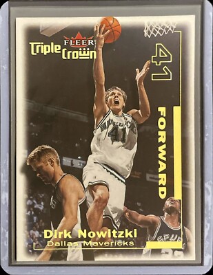 Dirk Nowitzki - 2000-01 Fleer Triple Crown Basketball #130