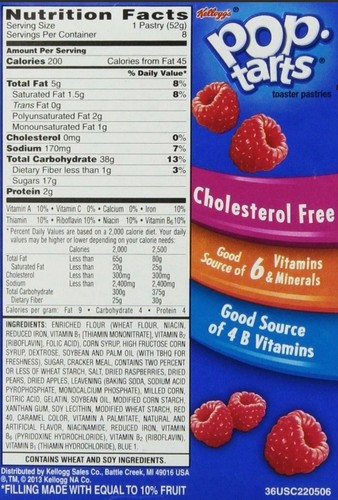Pack of 2 Boxes Pop Tarts Frosted Raspberry Toaster Pastries 8 Count Per box - Picture 5 of 8