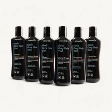Herbacol "Flash" Gray Hair Cover, Root Touch Up, No Peroxide and No Ammonia 