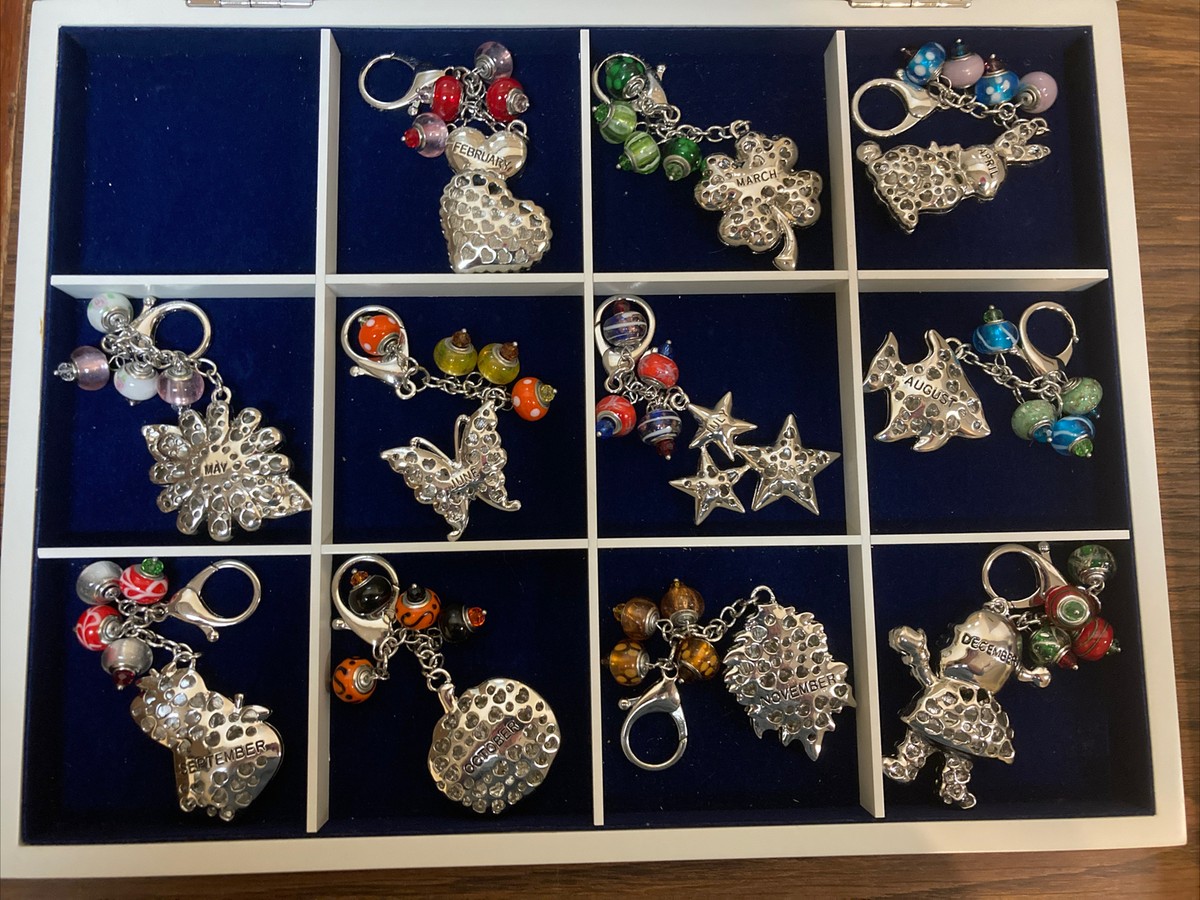 Willabee and Ward 12 Month Key Chain Collection w Case Danbury 