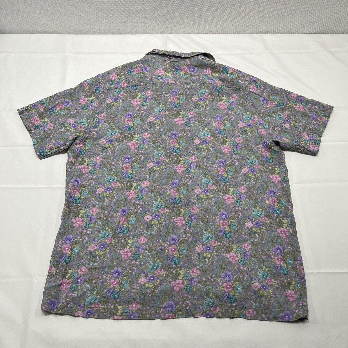 SUPREME 19SS Mini Floral Rayon Shirt Short Sleeve Open Collar