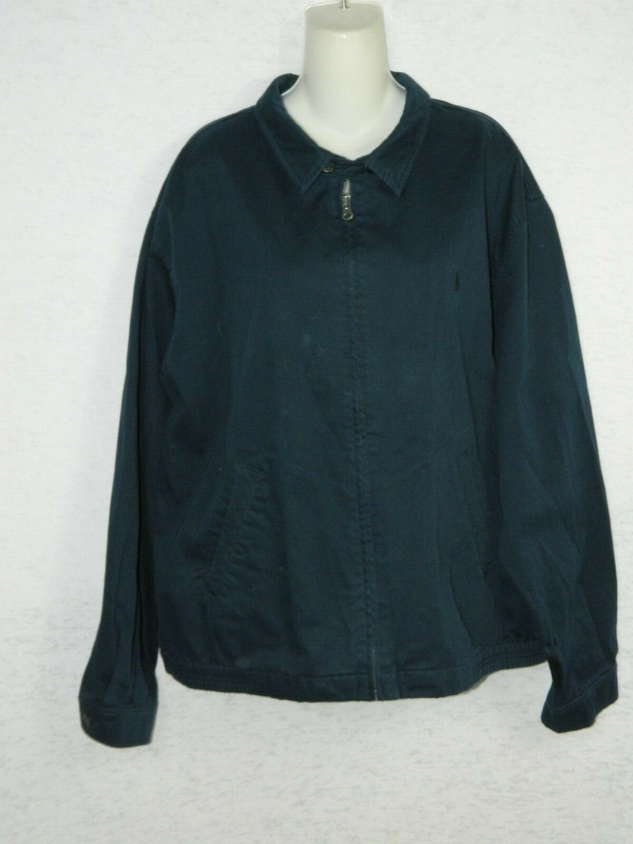 Polo by Ralph Lauren ネイビー ジャケット XXL Polo Ralph Lauren Men's Navy Blue Zip Up XXL Jacket | eBay