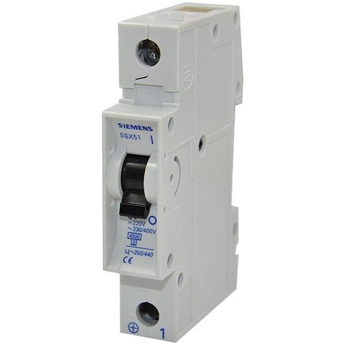 5SX51 Siemens 32A 230/400V 1P Leitungsschutzschalter -SA - Bild 1 von 2