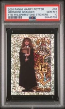 2001 HERMIONE GRANGER ROOKIE RC PANINI 93 HARRY POTTER PHILOSOPHERS STONE PSA 10