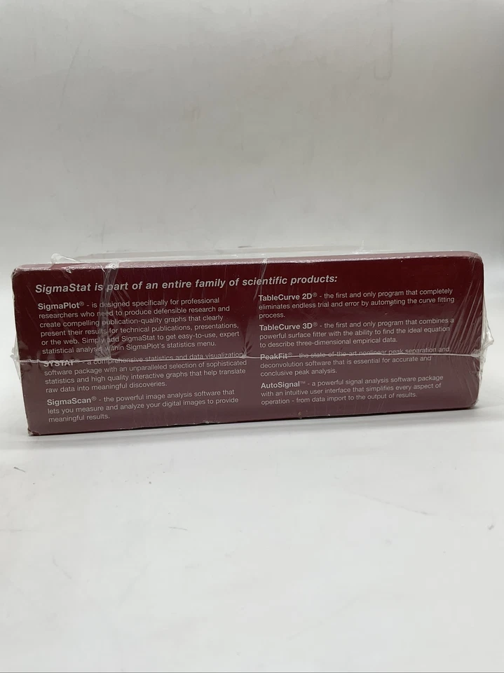 SYSTAT Sigmastat 3.5 Advisory Statistics for Microsoft Windows XP - Image 4 of 4