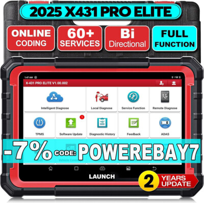 2025 LAUNCH X431 Pro Elite PRO 5 OBD2 Diagnosegerät ALLE SYSTEM ECU Codierung