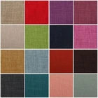Linen Look Soft Plain Designer Curtain Sofa Cushion Upholstery Fabric Material