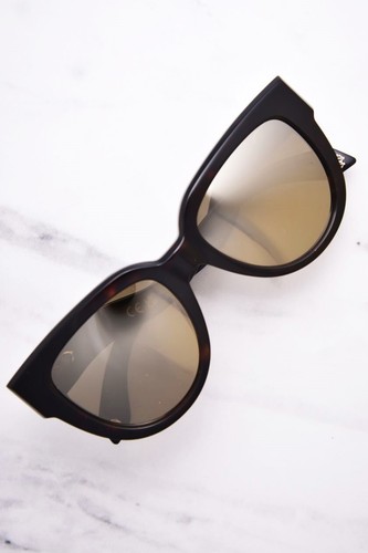 Roberto Cavalli SRC054 743G Sunglasses Women's Havana/Gold Mirror/Brown 53mm - Picture 5 of 7