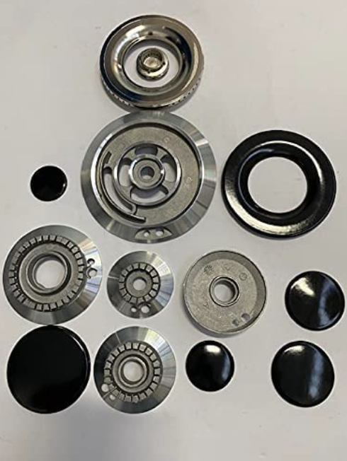 SMEG set 13 componenti piano cottura a gas corona doppia fiamma