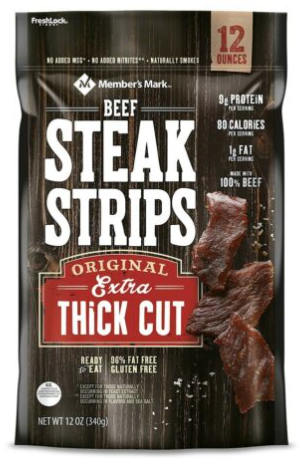 discount New Shipping Free Shipping Member's Mark Beef Steak Strips Original Jerky Extra-Thick Cut