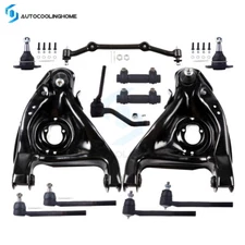 12x Front Lower Control Arms Tie Rod 2WD For 1996-2003 Chevrolet S10 GMC Sonoma