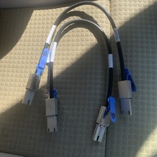 Genuine HP 0.5m External Mini SAS Cable 407344-001 408765-001 Lot Of 2 Cables