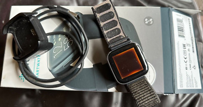 Fitbit Versa 2 Smartwatch - Black/Carbon Aluminium 