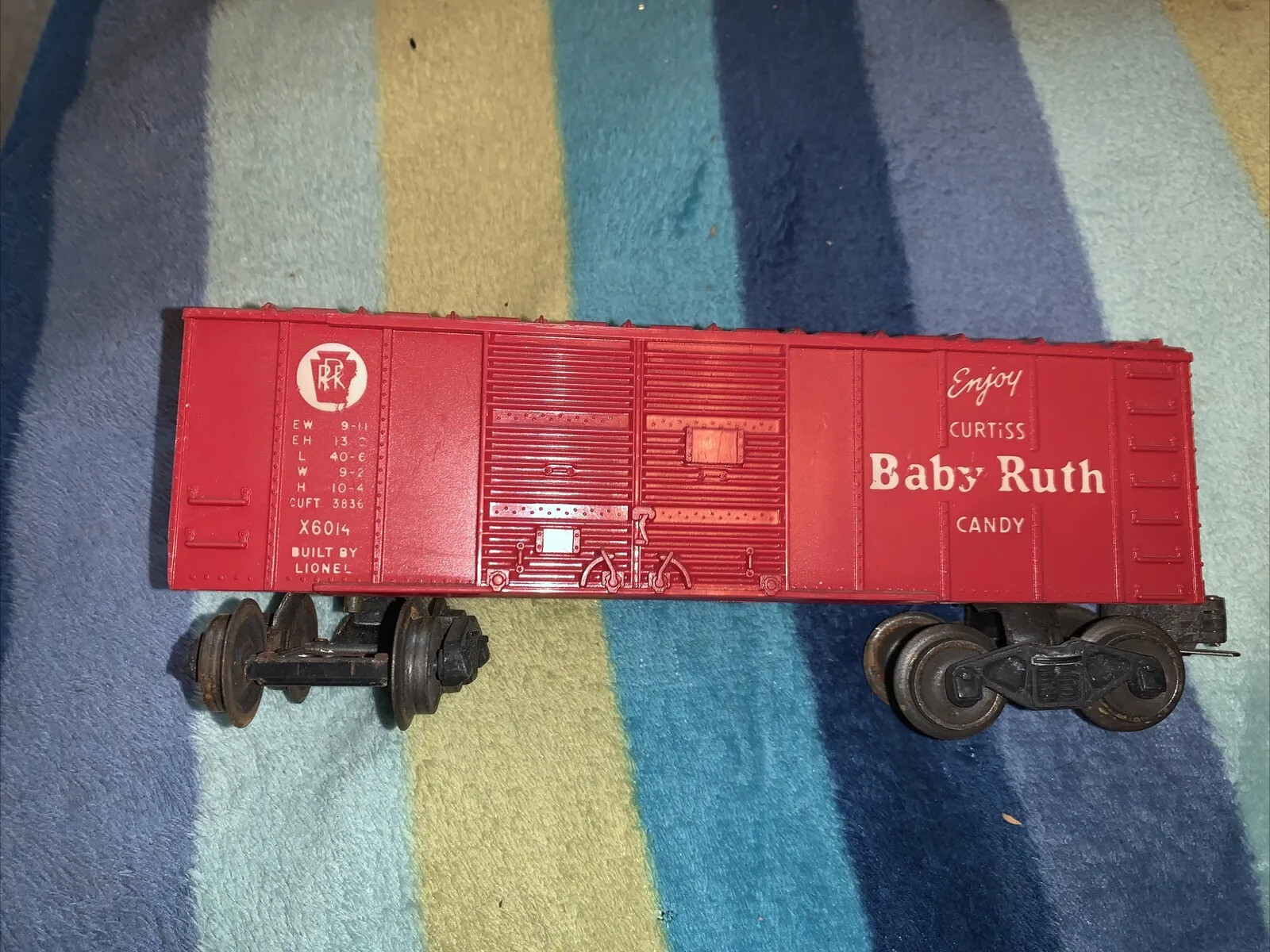 Lionel Trains Post War No. X6014 Red Baby Ruth Box Car Vintage 1950 eBay