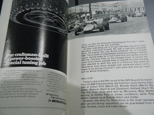 SILVERSTONE INTERNATIONAL 1970 PRORAMME JOCHEN RINDT CHRIS AMON PIERS COURAGE F1 - Picture 5 of 6