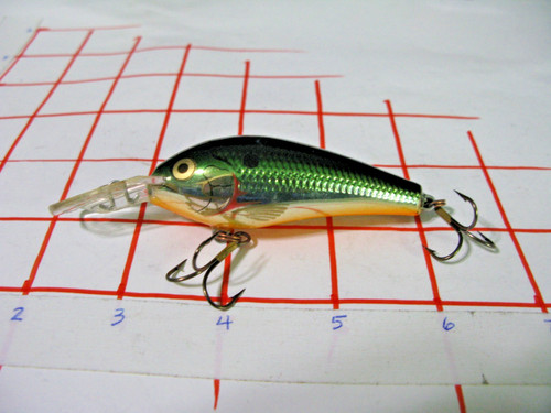 Rapala Rattlin' Fat Rap RFR-7 TSD Lure, TennShad, Dp Rn, 2.75", 5/8oz.-EUC