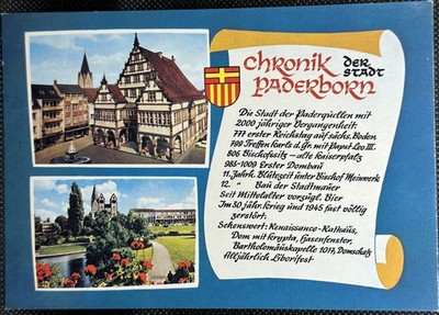 Postcard Chronicle of the City of Paderborn/Germany 518