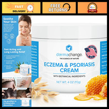 Eczema Psoriasis Relief Cream - Soothing Hydrating Dry Itchy Skin Treatment 4oz