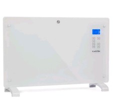 Klarstein Heater Infrared Panel Indoor Thermostat Space Wall Mount  White 2000W