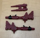 Transformers G1 Metroplex TWO Six-Gun Red Doubles & Leg Gun 80s 1985 VINTAGE