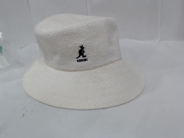 Cotton Hats Baby Kangol Bucket Hat Men's Kangol Off White Black