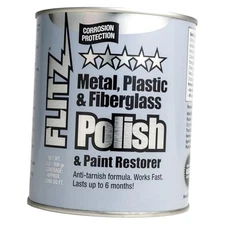  Multi-Purpose Metal Polish Paste - 2lb Can of USA-Made Metal Scratch Remover  