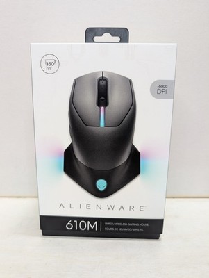 Alienware Wired/Wireless Gaming Mouse - AW610M - Dark Side Of The Moon